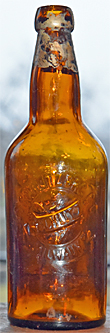 Joseph SCHLITZ BREWING COMPANY EMBOSSED BEER BOTTLE