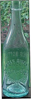 PETER BINZEL BREWER EMBOSSED BEER BOTTLE