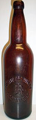 OCONTO BREWING COMPANY EMBOSSED BEER BOTTLE