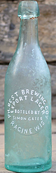 PHILLIP BEST BREWING COMPANY EMBOSSED BEER BOTTLE