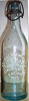 PHILLIP BEST BREWING COMPANY EMBOSSED BEER BOTTLE