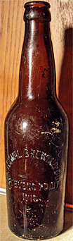 NATIONAL BREWING COMPANY EMBOSSED BEER BOTTLE