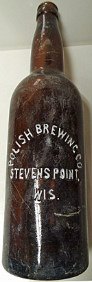 POLISH BREWING COMPANY EMBOSSED BEER BOTTLE