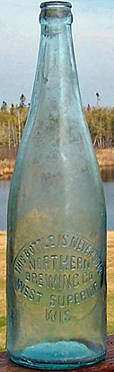 NORTHERN BREWING COMPANY EMBOSSED BEER BOTTLE