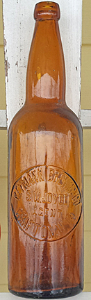 REYMANN BREWING COMPANY EMBOSSED BEER BOTTLE