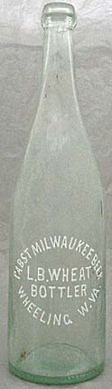 PABST MILWAUKEE BEER EMBOSSED BEER BOTTLE