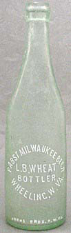 PABST MILWAUKEE BEER EMBOSSED BEER BOTTLE