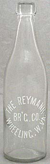 REYMANN BREWING COMPANY EMBOSSED BEER BOTTLE