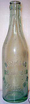 REYMANN BREWING COMPANY EMBOSSED BEER BOTTLE