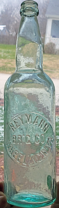 REYMANN BREWING COMPANY EMBOSSED BEER BOTTLE