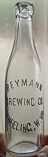 REYMANN BREWING COMPANY EMBOSSED BEER BOTTLE