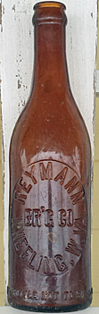 REYMANN BREWING COMPANY EMBOSSED BEER BOTTLE