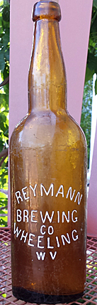 REYMANN BREWING COMPANY EMBOSSED BEER BOTTLE