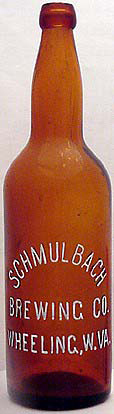 SCHMULBACH BREWING COMPANY EMBOSSED BEER BOTTLE