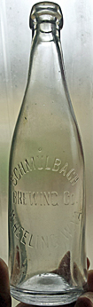 SCHMULBACH BREWING COMPANY EMBOSSED BEER BOTTLE