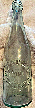 SCHMULBACH BREWING COMPANY EMBOSSED BEER BOTTLE