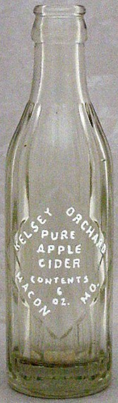 KELSEY ORCHARD PURE APPLE CIDER BEVERAGE BOTTLE